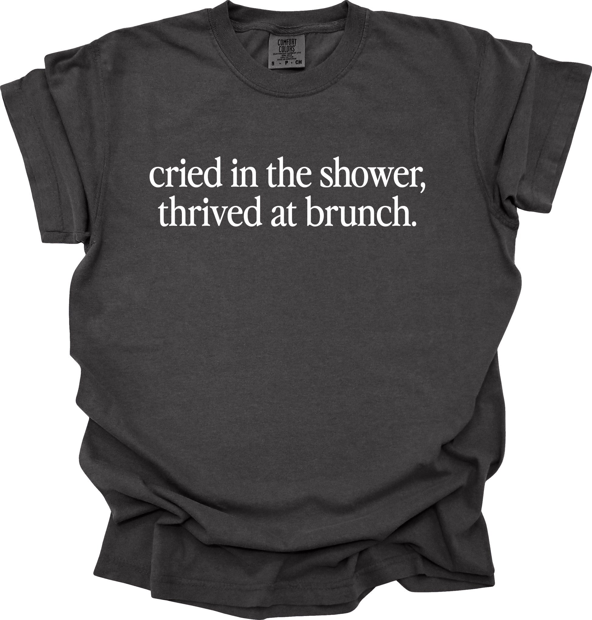 Cried in the Shower, Thrived at Brunch T-Shirt